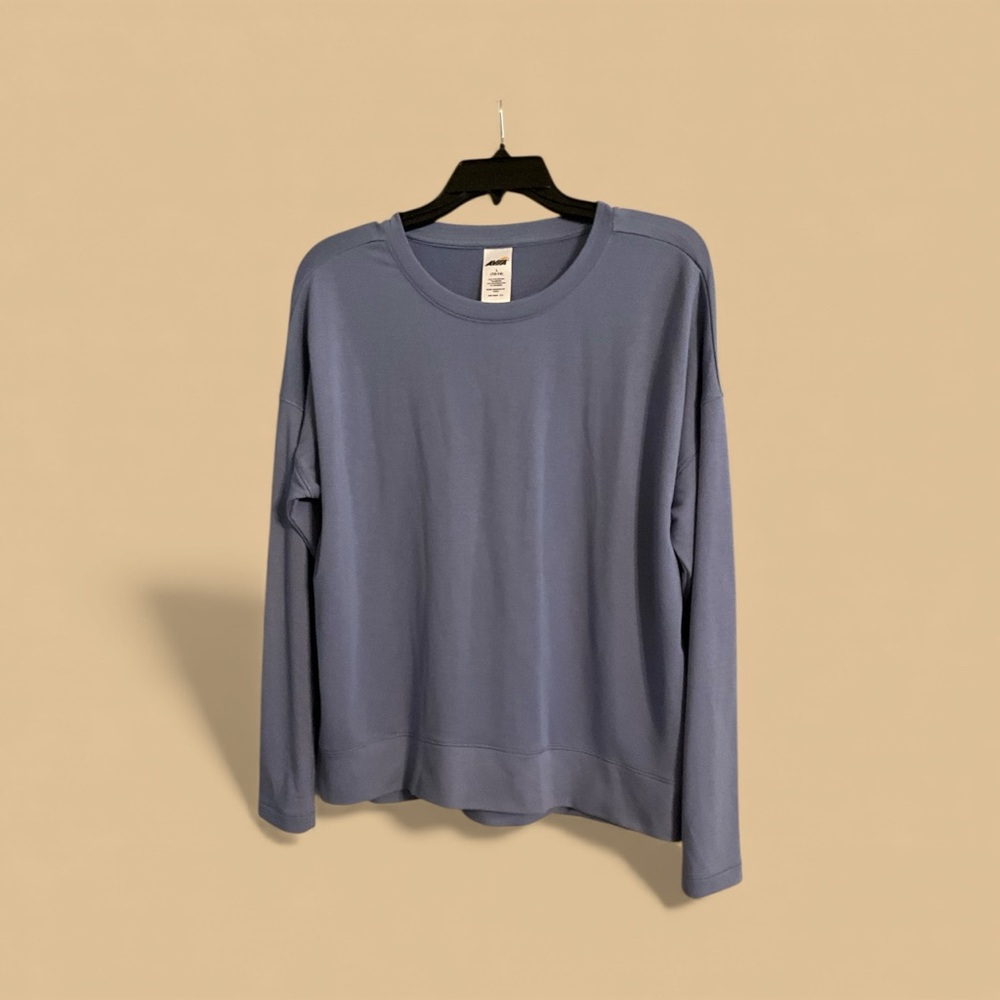 ALVA Blue Long Sleeve Top Size Large (12-14)